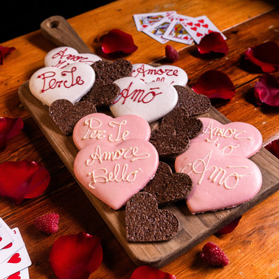 San Valentino Cuoricini Croccanti Cookies