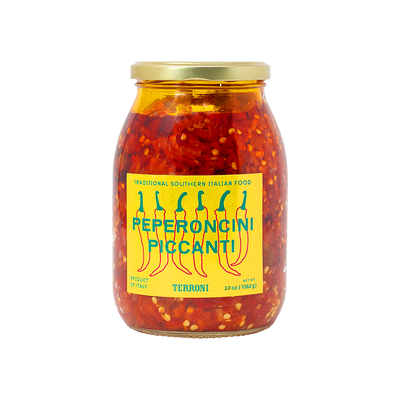 Terroni Sud Forno Peperoncini Piccanti Spicy Red Chili Hot Peppers 