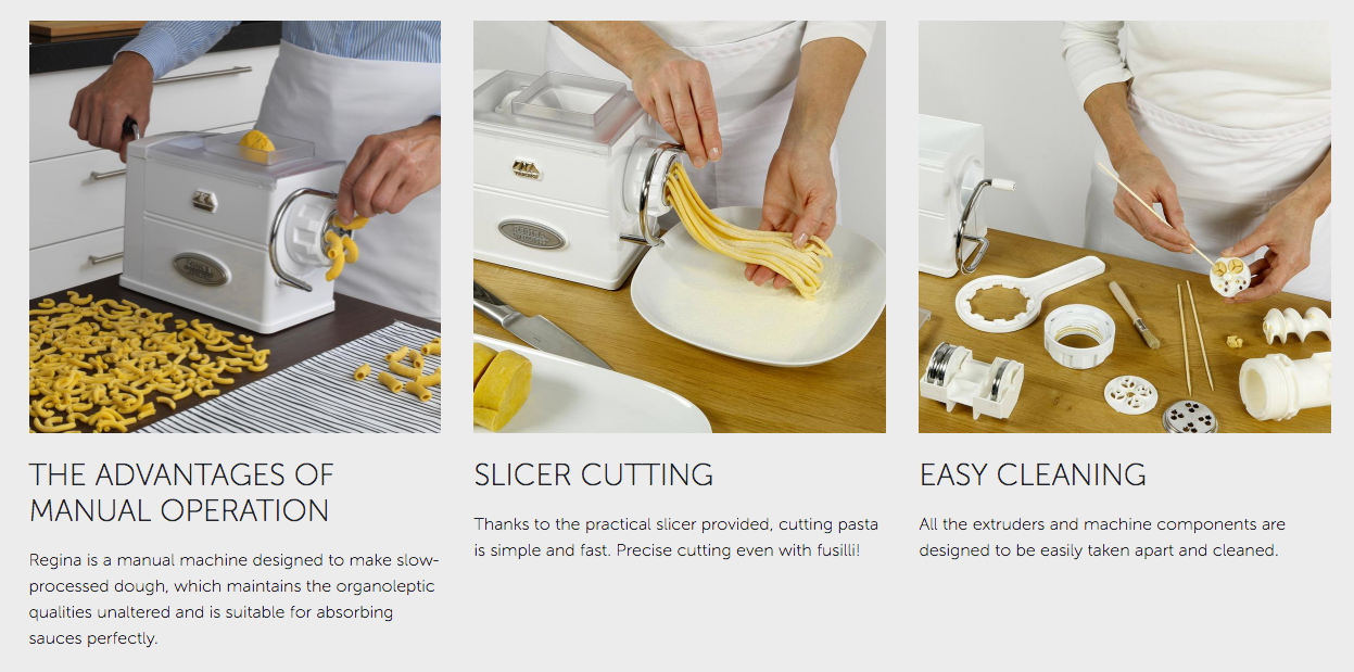 Regina - Pasta Extruder Machine – Pasta Kitchen (tutto pasta)